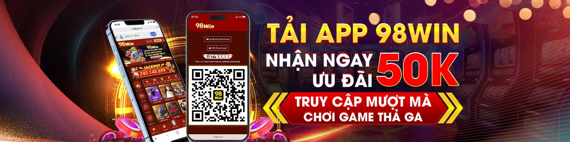 khuyến mãi tải app 98win